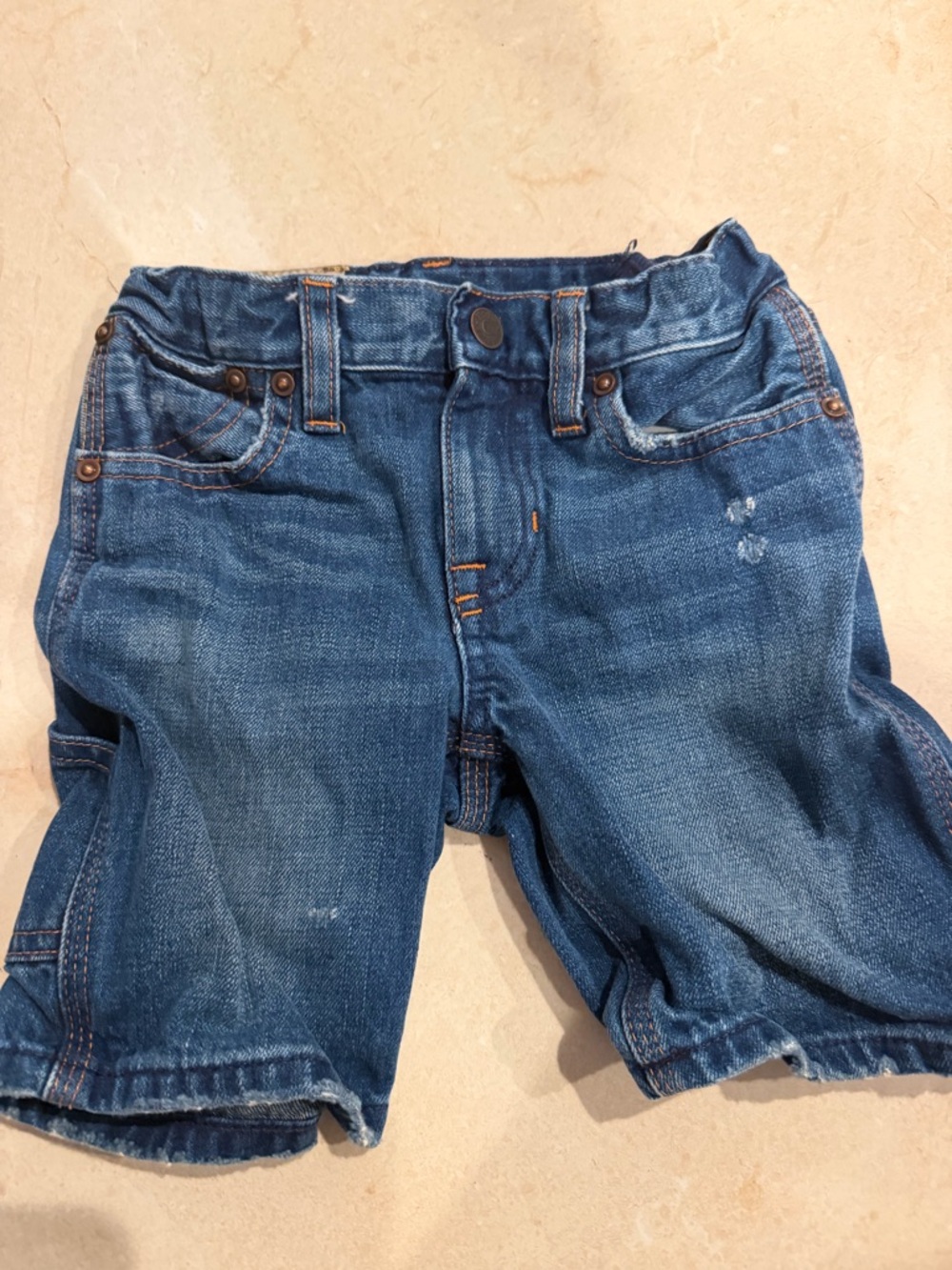 Kids POLO  Blue Denim Shorts